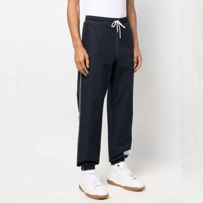 톰브라운 남성 캐쥬얼 네이비 팬츠 - Thom Browne Mens Navy Pants - th66x