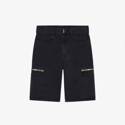 지방시 남성 캐쥬얼 블랙 반바지 - Givenchy Mens Black Half-pants - gi291x