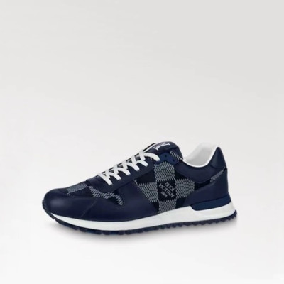 루이비통 남성 네이비 스니커즈 - Louis vuitton Mens Navy Sneakers - lv1179x