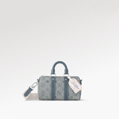 루이비통 남성 블루 키폴 - Louis vuitton Mens Blue Keepall - lv1200x