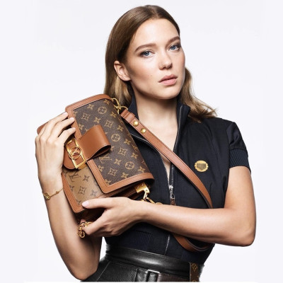 루이비통 여성 브라운 도핀백 - Louis vuitton Womens Brown Dauphine Bag - lv1202x