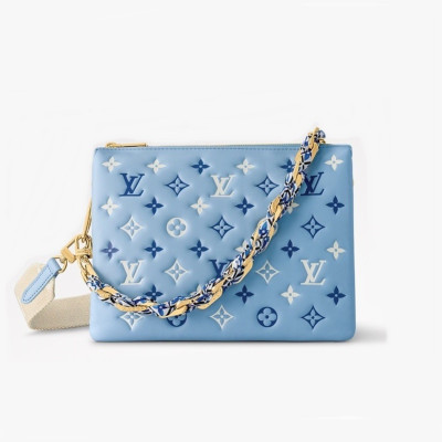 루이비통 여성 블루 쿠상 - Louis vuitton Womens Blue Coussin - lv1204x