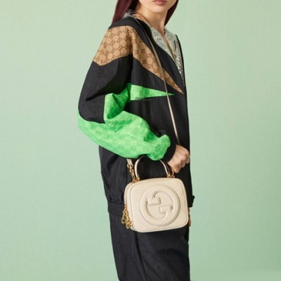 구찌 여성 화이트 GG 숄더백 - Gucci Womens White GG Shoulder Bag - gu759x