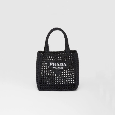 프라다 여성 블랙 토트백 - Prada Womens Black Tote Bag - pr549x