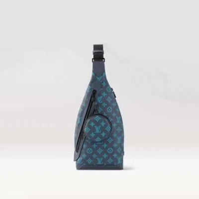 루이비통 남성 블루 크로스백 - Louis Vuitton Mens Blue Cross Bag - lv1230x