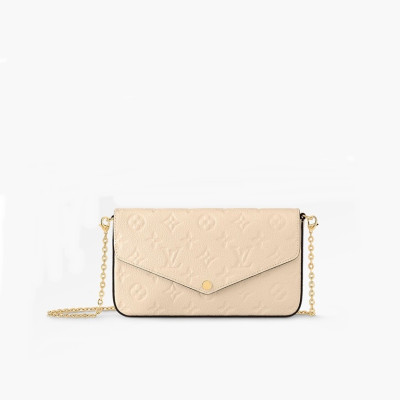 루이비통 여성 아이보리 포쉐트 펠리시 - Louis vuitton Womens Ivory Pochette - lv1245x