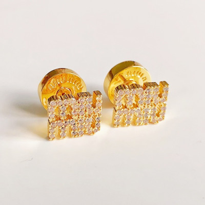 미우미우 여성 골드 이어링 - Miumiu Womens Gold Earring - acc148x