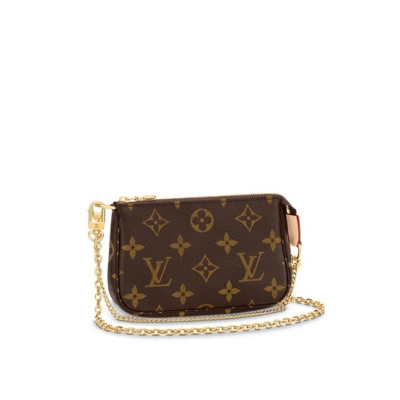 루이비통 여성 브라운 미니 포쉐트 - Louis vuitton Women Brown Pochette - lv1285x