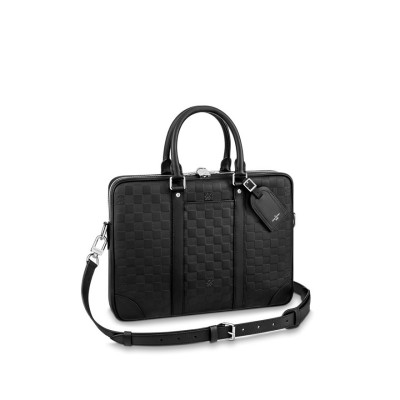 루이비통 남성 블랙 다미에 토트백 - Louis Vuitton Mens Black Tote-bag - lv1330x