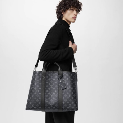 루이비통 남성 블랙 모노그램 크로스백 - Louis Vuitton Mens Black Cross Bag - lv1340x