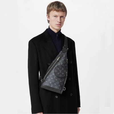루이비통 남성 블랙 크로스백 - Louis Vuitton Mens Black Cross Bag - lv1349x