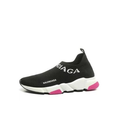 발렌시아가 남/녀 블랙 스니커즈 - Balenciaga Unisex Black Sneakers - ba472x