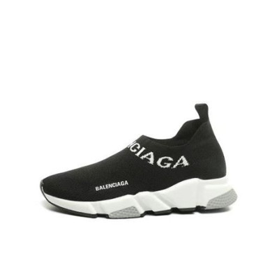 발렌시아가 남/녀 블랙 스니커즈 - Balenciaga Unisex Black Sneakers - ba474x