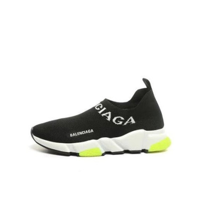 발렌시아가 남/녀 블랙 스니커즈 - Balenciaga Unisex Black Sneakers - ba476x