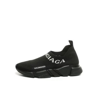 발렌시아가 남/녀 블랙 스니커즈 - Balenciaga Unisex Black Sneakers - ba479x