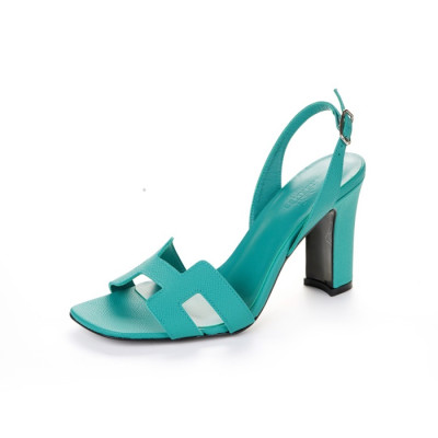에르메스 여성 그린 하이힐 - Hermes Womens Green High-heels - he211x