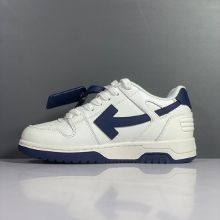 오프화이트 남/녀 시그니처 블루 스니커즈 - Off-white Unisex Blue Sneakers - of58x