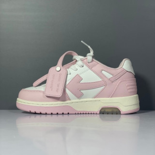오프화이트 남/녀 시그니처 핑크 스니커즈 - Off-white Unisex Pink Sneakers - of60x