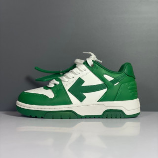 오프화이트 남/녀 시그니처 그린 스니커즈 - Off-white Unisex Green Sneakers - of63x