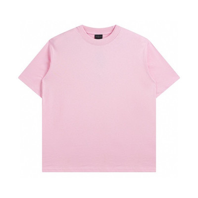 발렌시아가 남성 핑크 크루넥 반팔티 - Balenciaga Mens Pink Short sleeved Tshirts - ba500x