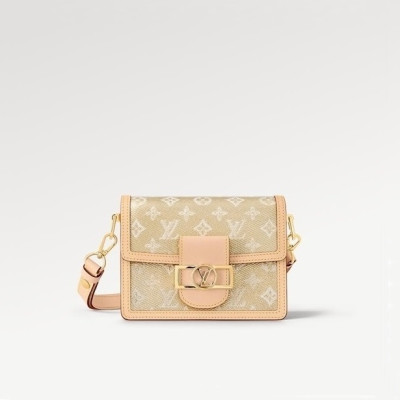 루이비통 여성 베이지 도핀백 - Louis vuitton Womens Beige Dauphine Bag - lv1467x