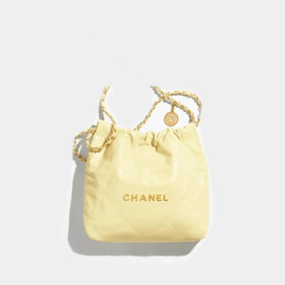 샤넬 여성 옐로우 22백 - Chanel Womens Yellow 22 Bag - ch462x