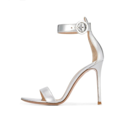 지안비토로씨 여성 실버 하이힐 - Gianvito rossi Womens Silver High-heels - ro10x