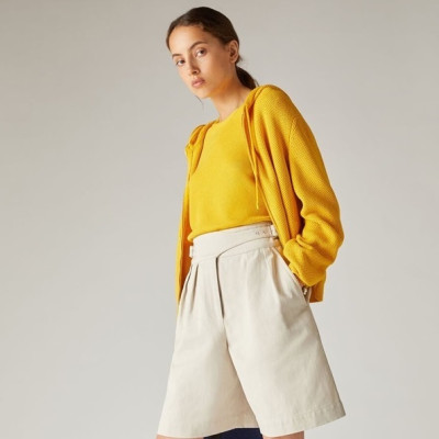로로피아나 여성 옐로우 반팔티 - Loro Piana Womens Yellow Short sleeved Tshirts - lp04x