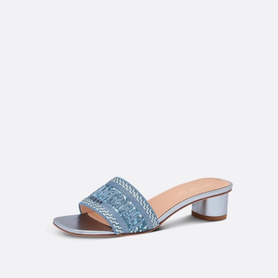 디올 여성 블루 샌들 - Dior Womens Blue Sandals - di566x
