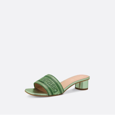 디올 여성 그린 샌들 - Dior Womens Green Sandals - di567x