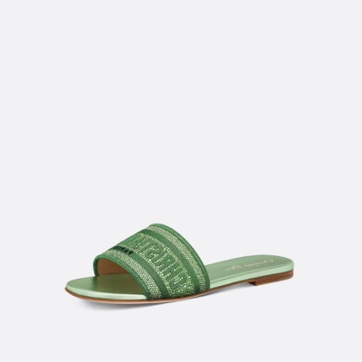 디올 여성 그린 샌들 - Dior Womens Green Sandals - di569x