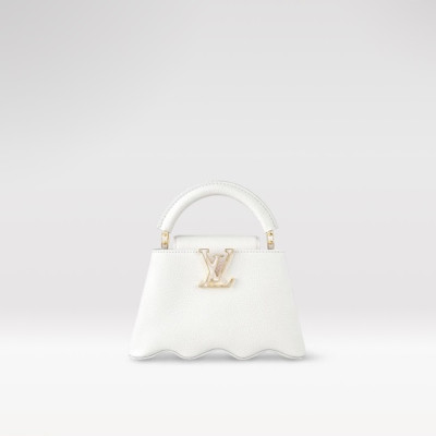 루이비통 여성 화이트 미니 카푸신 - Louis vuitton Womens White Capucines - lv1547x