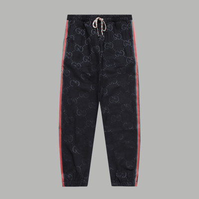 구찌 남성 캐쥬얼 블랙 팬츠 - Gucci Mens Black Pants - gu858x