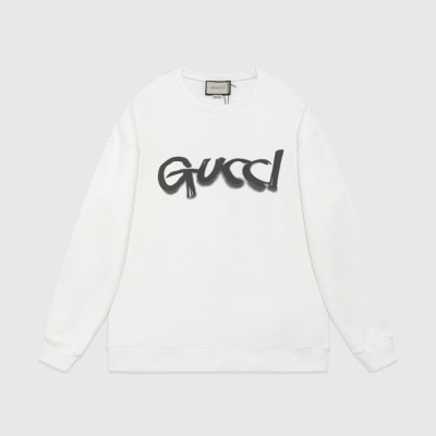 구찌 남성 베이직 화이트 맨투맨 - Gucci Mens White Tshirts - Gu869x