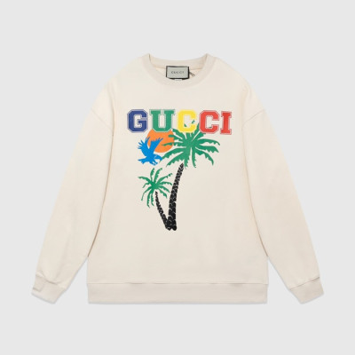 구찌 남성 베이직 아이보리 맨투맨 - Gucci Mens Ivory Tshirts - Gu872x