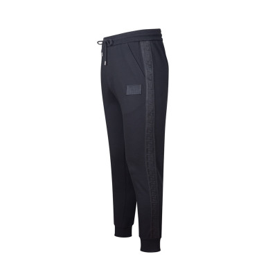 펜디 남성 캐쥬얼 블랙 트레이닝 팬츠 - Fendi Mens Black Training Pants - fe162x