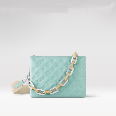 루이비통 여성 블루 쿠상백 - Louis vuitton Womens Blue Coussin Bag - lv1643x