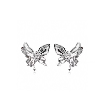 보테가베네타 여성 화이트 골드 이어링 - Bottega veneta Womens White Gold Earring - acc169x