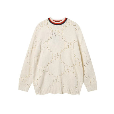 구찌 남성 베이직 아이보리 스웨터 - Gucci Mens Ivory Sweaters - Gu901x