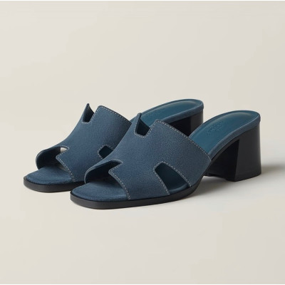 에르메스 여성 블루 샌들 - Hermes Womens Blue Sandals - he235x
