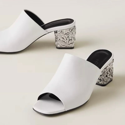 에르메스 여성 화이트 샌들 - Hermes Womens White Sandals - he237x