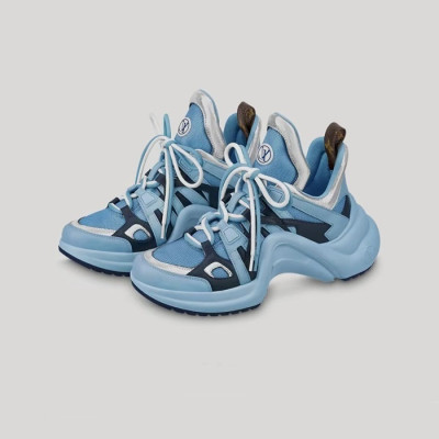 루이비통 여성 블루 스니커즈 - Louis vuitton Womens Blue Sneakers - lv1683x