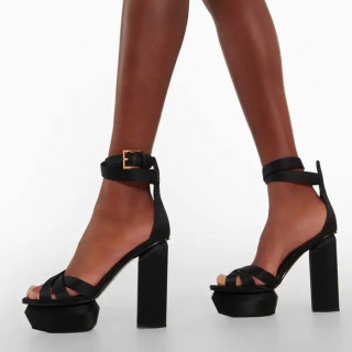발망 여성 블랙 샌들 - Balmian Womens Black Sandals - bam223x