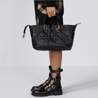 디올 여성 블랙 토트백 - Dior Womens Black Tote Bag - di598x