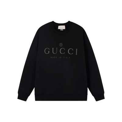 구찌 남성 베이직 블랙 맨투맨 - Gucci Mens Black Tshirts - Gu922x