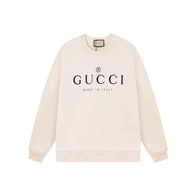 구찌 남성 베이직 아이보리 맨투맨 - Gucci Mens Ivory Tshirts - Gu923x