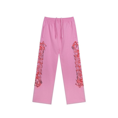 발렌시아가 남/녀 캐쥬얼 핑크 팬츠 - Balenciaga Unisex Pink Pants - ba560x