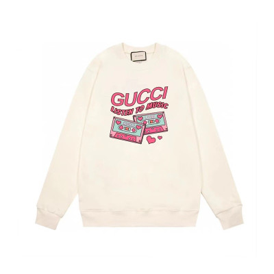 구찌 남성 베이직 아이보리 맨투맨 - Gucci Mens Ivory Tshirts - Gu938x