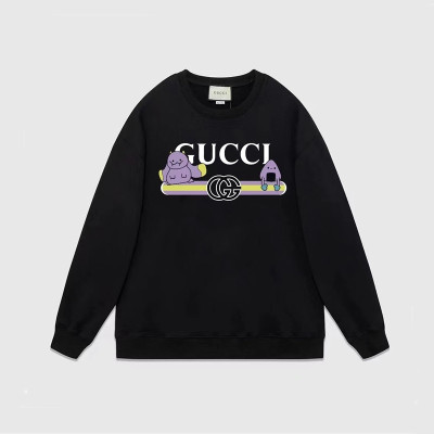 구찌 남성 베이직 블랙 맨투맨 - Gucci Mens Black Tshirts - Gu940x