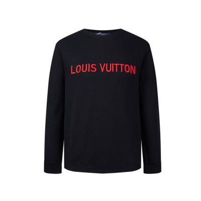 루이비통 남성 모던 블랙 맨투맨 - Louis vuitton Mens Black Tshirts - lv1720x